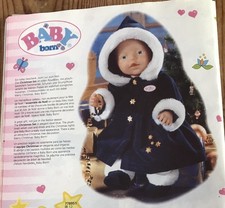 Zapf Baby Born Kleidung - Christmas Set  - Vintage NEU von 2000