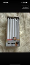 10 Kerzen Weiß