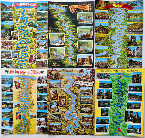 Postkarten lot landkarten - postkarten,