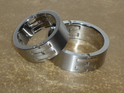 Ring edelstahl partnerring - edelstahl, 2