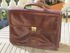 AKTENKOFFER BUSINESS RONCATO WERTIG HINGUCKER DEHNFALTE ECHT LEDER DUNKELBRAUN