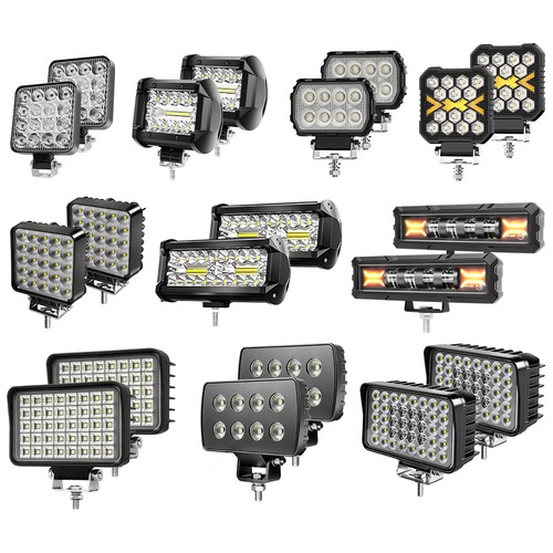 Led zusatzscheinwerfer 12v - 2x,