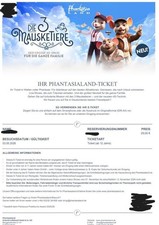 3X Tagesticket Phantasialand