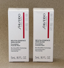 SHISEIDO "Revitalessence  Skin Glow Foundation" 310 Silk - 2x  5 ml - Neu & OVP