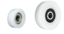  Einfache Kunststoff-Rollen mit Kugellager Laufrolle Führungsrolle  Ø28 Ø80 mm 
