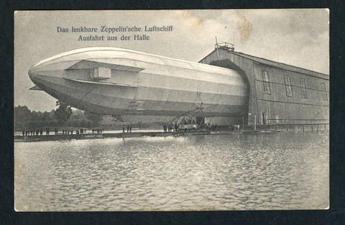 Ansichtskarte luftschiff - ansichtskarte,