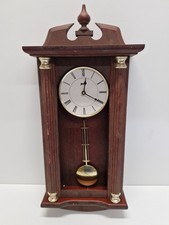 Antik Optik Wanduhr Pendeluhr mit Pendel FUNKTION GETESTET#5