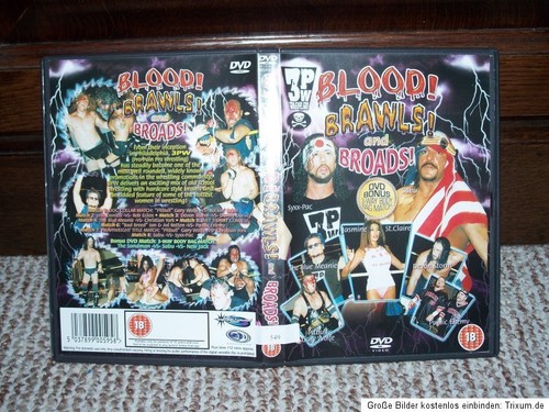 3pw wrestling dvd - dvd, blood