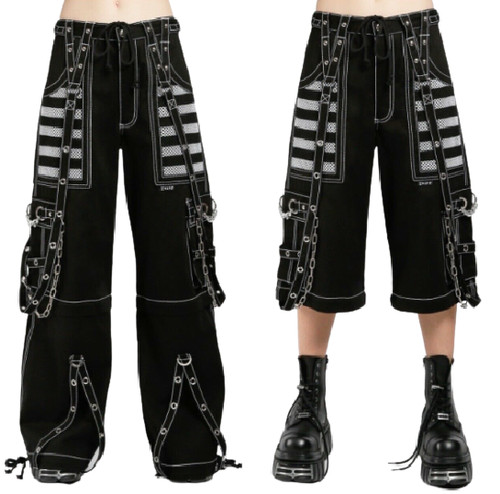 Gothic chrome punk hose - gothic,