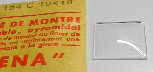 Verre uhr mm quadrat - 19,