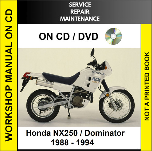 Honda nx250 dominator 1988 - honda,