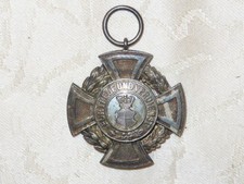 Fürstlicher Hausorden von Hohenzollern Silbernes Verdienstkreuz 1910!