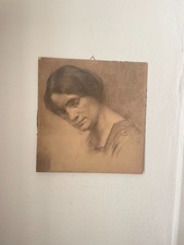 Kohlezeichnung einer jungen