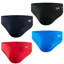 Speedo Badehose f. Herren Schwimmhose einfarbig Eco Endurance brief 7cm Badeslip