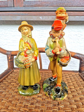 Set 2 Antike Keramik Figuren 