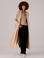 Langer Wollmantel von