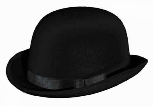 Melone bowler schwarz - bowler,
