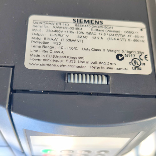 Siemens micromaster 440 - micromaster,