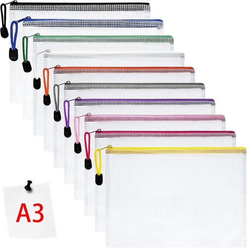 Dokumententasche pvc mesh - a3,
