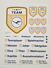 Aufkleber Lufthansa Fussball /