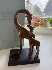 Partylite Safari Keramik Giraffe und Baby P90655 mit OVP