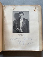 Bruno Walter, Adolf Busch