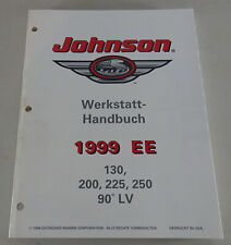 Werkstatthandbuch Johnson Bootsmotoren Modelle 130, 200, 225, 250 Stand 1998