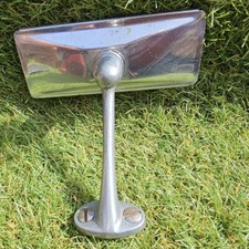 Oldtimer Rückspiegel Spiegel Chrom Facettenschliff