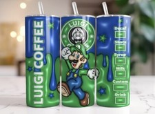 Luigi aufgeblasene Kaffeetasse