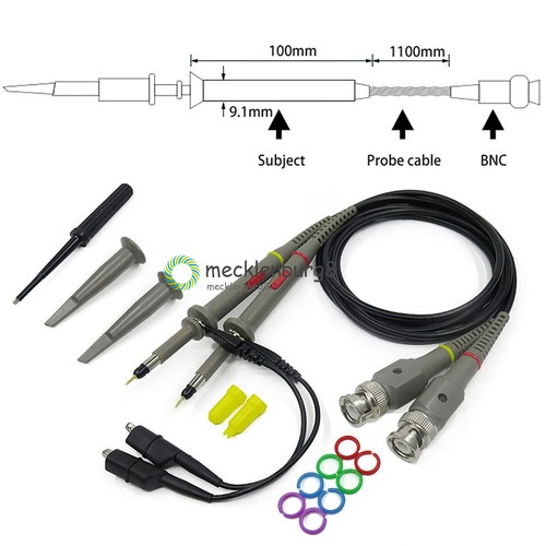 2pcs p6100 100mhz oscilloscope - 2pcs,