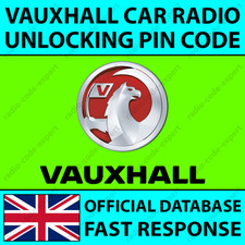VAUXHALL RADIO ENTSPERRPIN