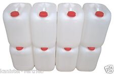 8 x 20 Liter Kanister natur Camping Plastekanister Kunststoffkanister Behälter