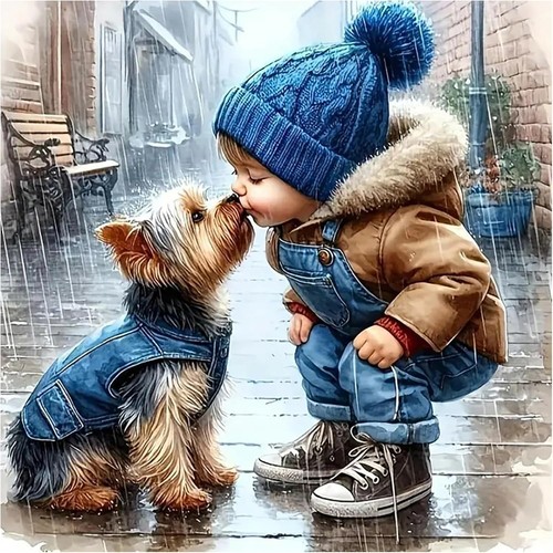 Shegzhuc diamond painting - diamond, hund