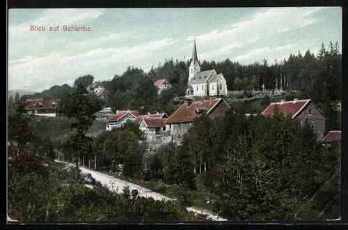 Schierke ortsansicht mit - schierke,,