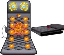 Massagematte Wärmefunktion Shiatsu Nacken Rückenmassagegerät Ganzkörper 170x60cm