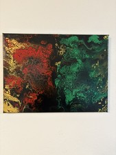 Gemälde Bild Acryl Unikat 30x40 cm