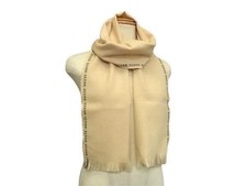 GUCCI Schal Beige/Schwarz 100%