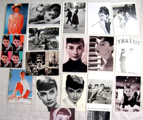 Audrey hepburn postkarten - 18,