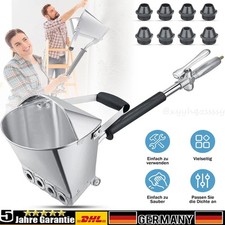 Mörtelspritze Spritzpistole Zement Putzwerfer Putzpistole Verputzpistole 8 Düsen