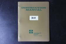 Bucyrus-Erie 30-H Instruction