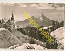 Berchtesgadener Land AK Winterzauber Blick Maria Gern WatzmannVerlag Südbild