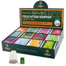 FRUITY Mischbox mit 12 Sorten EILLES Teebeutel unserer fruchtigsten Sorten