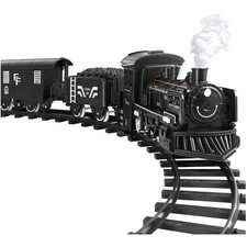 Modellzug Set elektrisch, Kinder, Weihnachts, Sounds, Lights, Steam, Zug