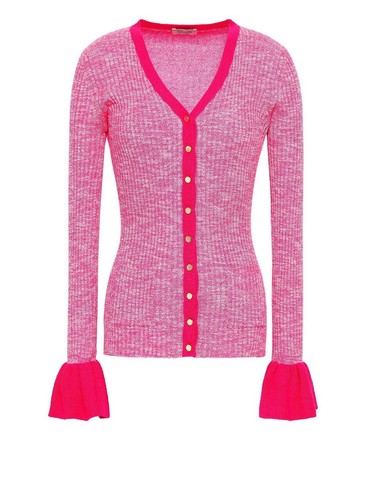 Damen strickjacke fuchsia - damen, gr.l