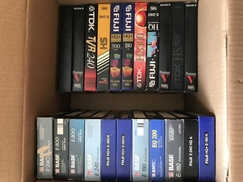 Vhs kassetten bespielt - 22,