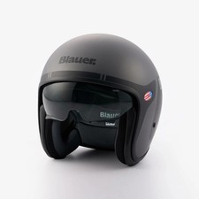 Motorradhelm Jet Blauer PILOT