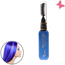 Blau Haarkreide Haarfarbe