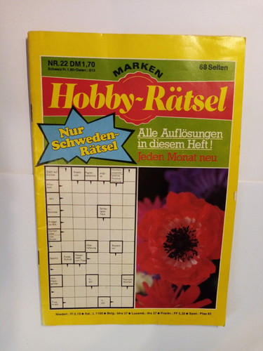 Hobby rätsel unbenutzt - hobby-rätsel, (unbenutzt