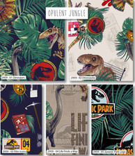 Crafts Stoffe Jurassic Park opulenter Dschungel Dinosaurier Kinder 100 % Baumwolle Stoff