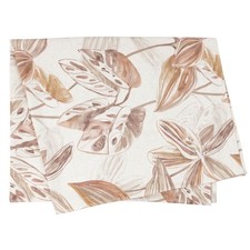 SANDER Siena Tischdecke Tischwäsche Floral Blumen Herbst 150x250 cm burnt sienna